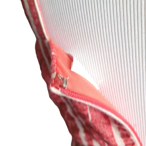 Anthropologie ett:twa Red Stripe Robin Romper Womens Size XSmall  Cropped Belt - Picture 9 of 14